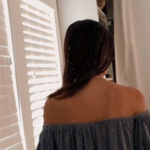 off the shoulder crop top